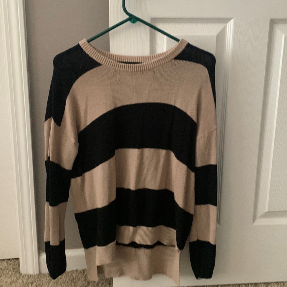 Large, striped sweater from Forever 21